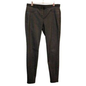 Eileen Fisher Stretch Waist Band Skinny Jeans Pants Charcoal Gray